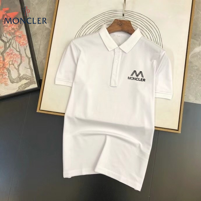 Wholesale Cheap M.oncler Short Sleeve Lapel T Shirts for Sale