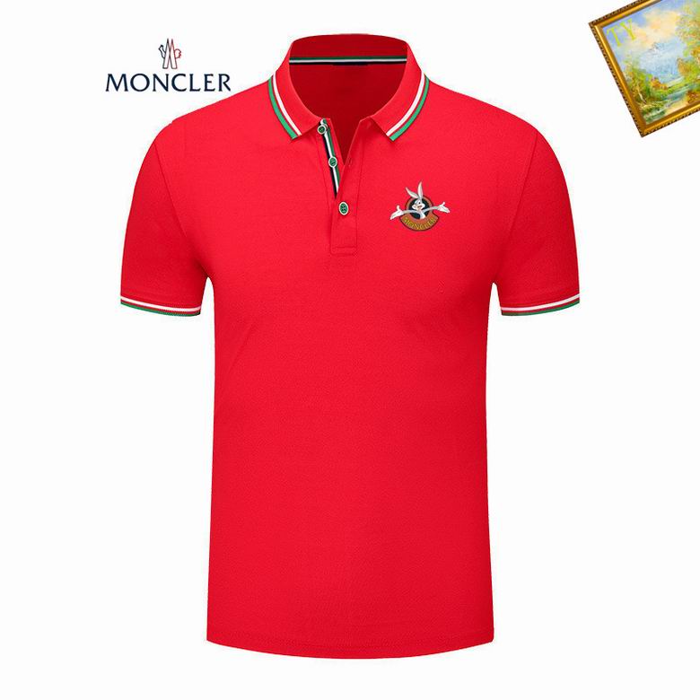Wholesale Cheap M.oncler Short Sleeve Lapel T Shirts for Sale