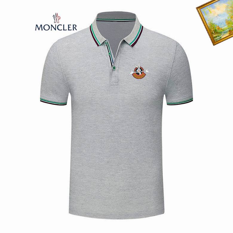 Wholesale Cheap M.oncler Short Sleeve Lapel T Shirts for Sale