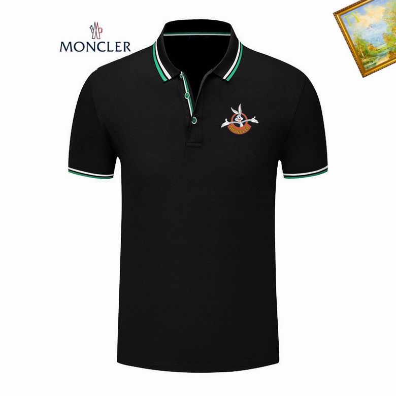 Wholesale Cheap M.oncler Short Sleeve Lapel T Shirts for Sale