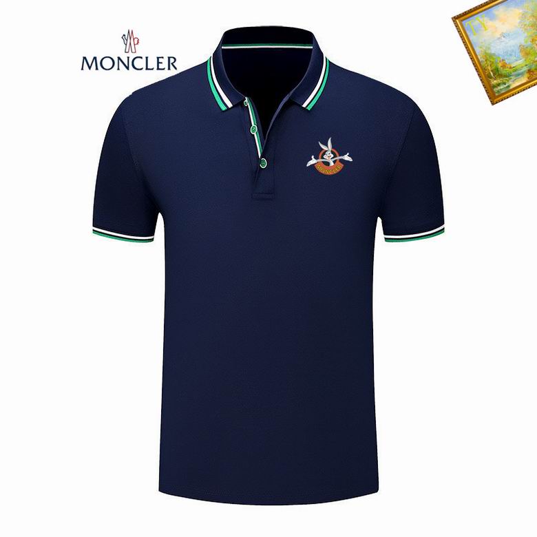 Wholesale Cheap M.oncler Short Sleeve Lapel T Shirts for Sale