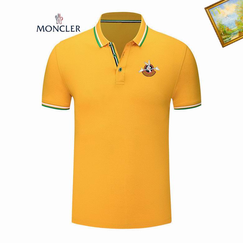Wholesale Cheap M.oncler Short Sleeve Lapel T Shirts for Sale