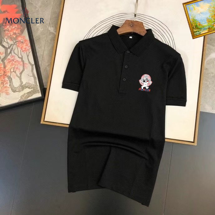 Wholesale Cheap M.oncler Short Sleeve Lapel T Shirts for Sale