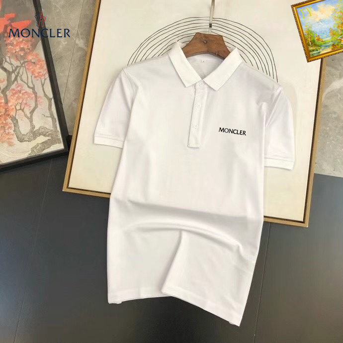Wholesale Cheap M.oncler Short Sleeve Lapel T Shirts for Sale