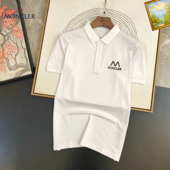 Wholesale Cheap M.oncler Short Sleeve Lapel T Shirts for Sale