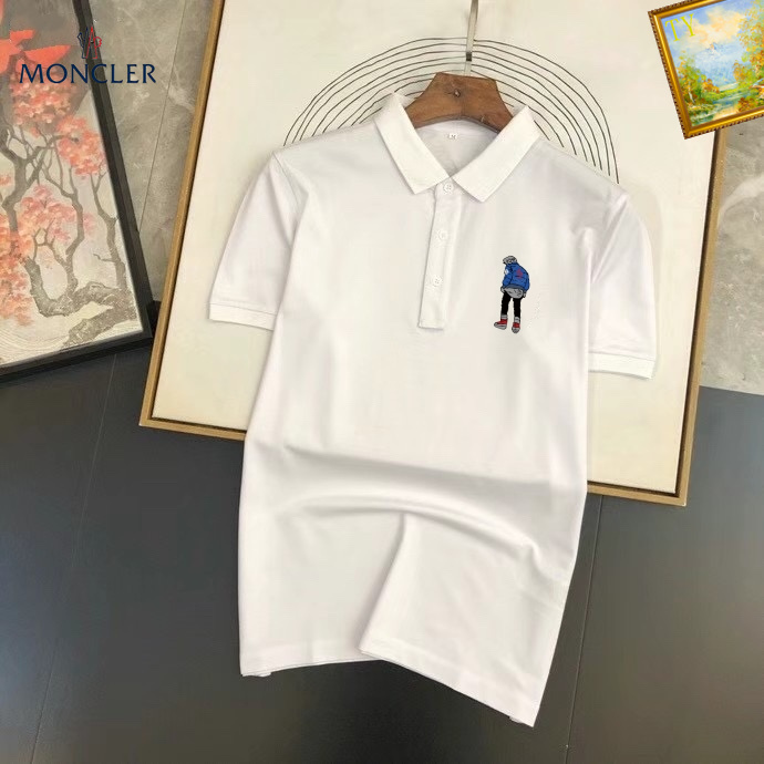 Wholesale Cheap M.oncler Short Sleeve Lapel T Shirts for Sale