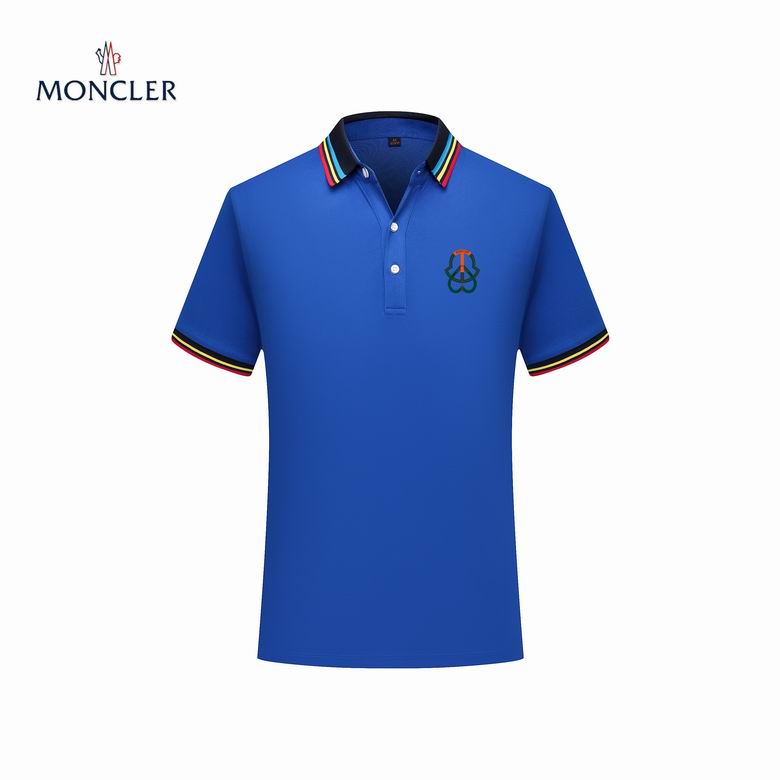Wholesale Cheap M.oncler Short Sleeve Lapel T Shirts for Sale