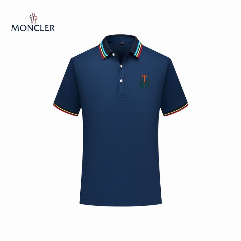 Wholesale Cheap M.oncler Short Sleeve Lapel T Shirts for Sale