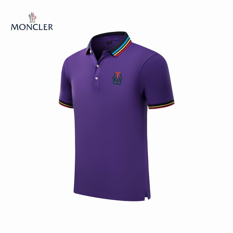 Wholesale Cheap M.oncler Short Sleeve Lapel T Shirts for Sale