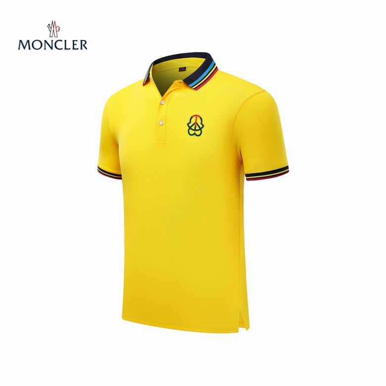 Wholesale Cheap M.oncler Short Sleeve Lapel T Shirts for Sale