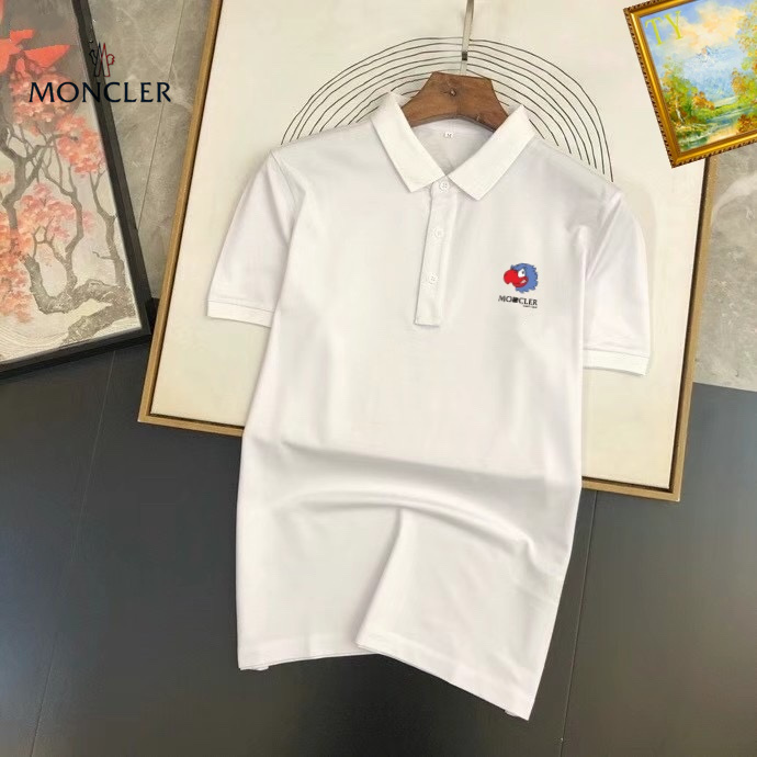 Wholesale Cheap M.oncler Short Sleeve Lapel T Shirts for Sale