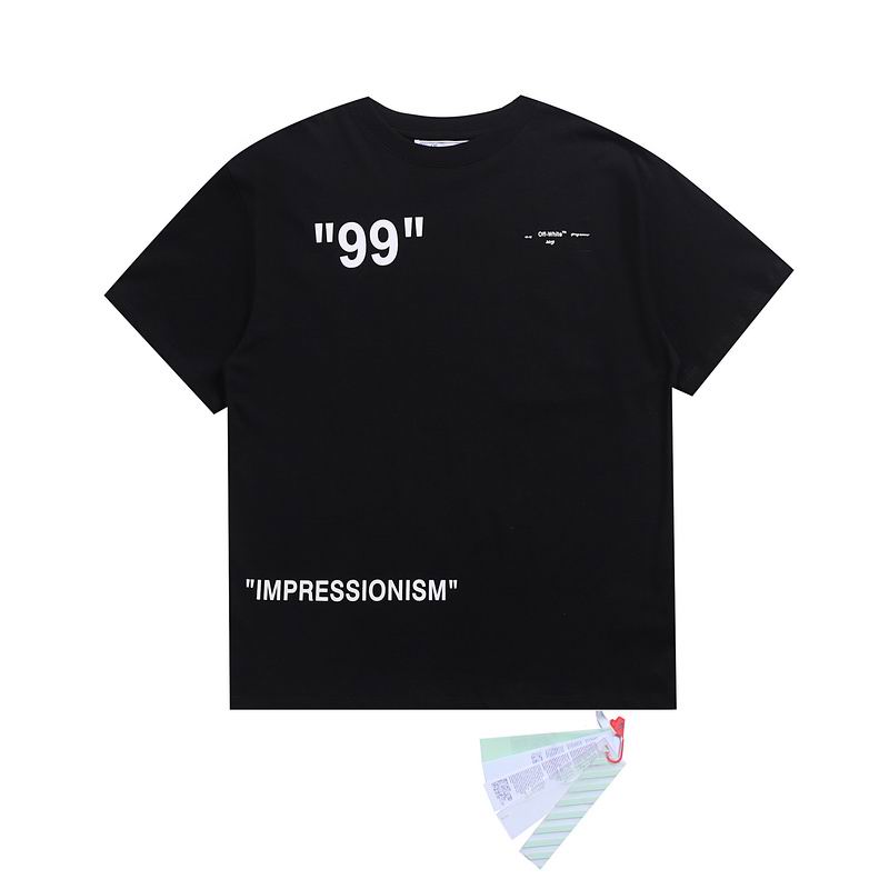 Wholesale Cheap Off White Short Sleeve Replica Designer T Shirts for Sale