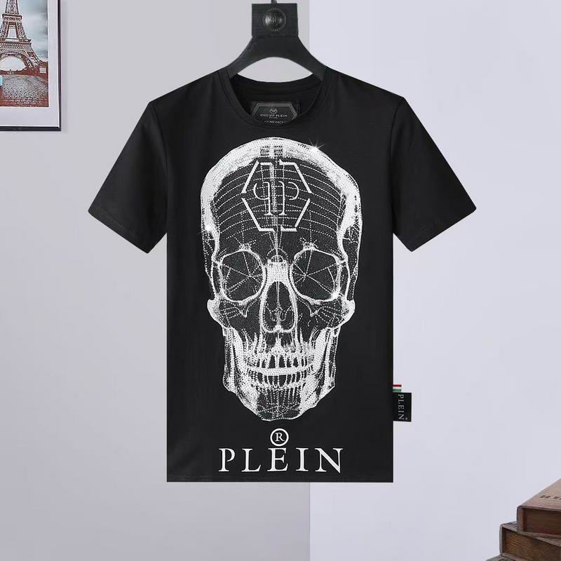 Wholesale High-quality Fashion P.hilipp Plein Short Sleeve Crewneck Designer T-Shirts for sale