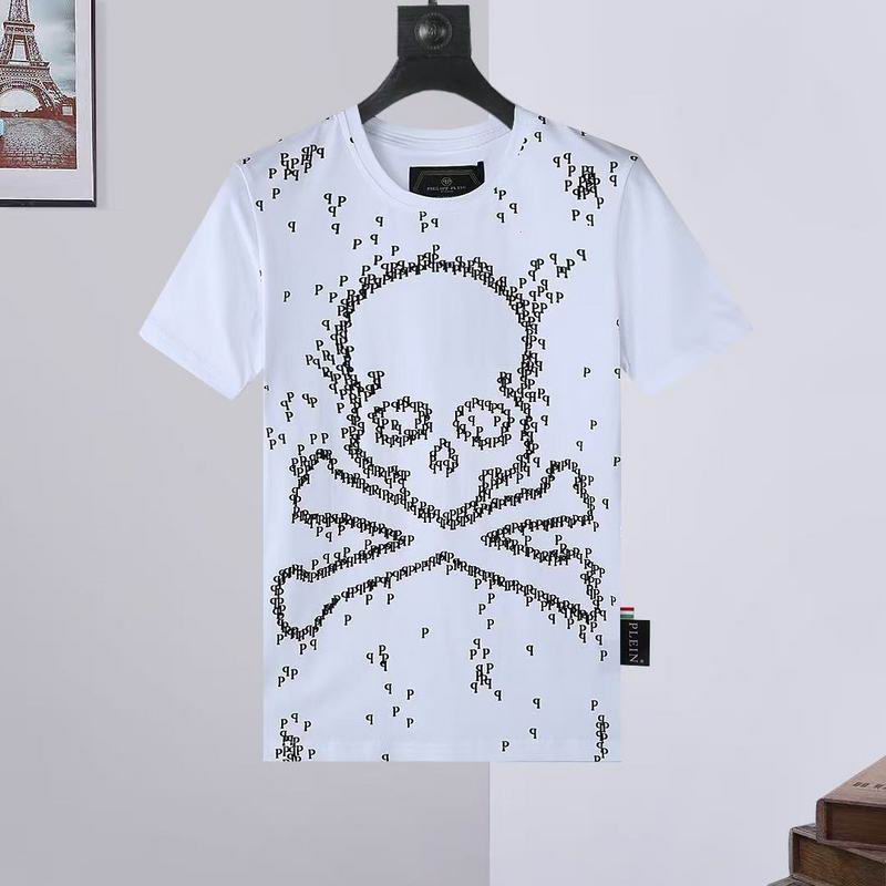 Wholesale High-quality Fashion P.hilipp Plein Short Sleeve Crewneck Designer T-Shirts for sale