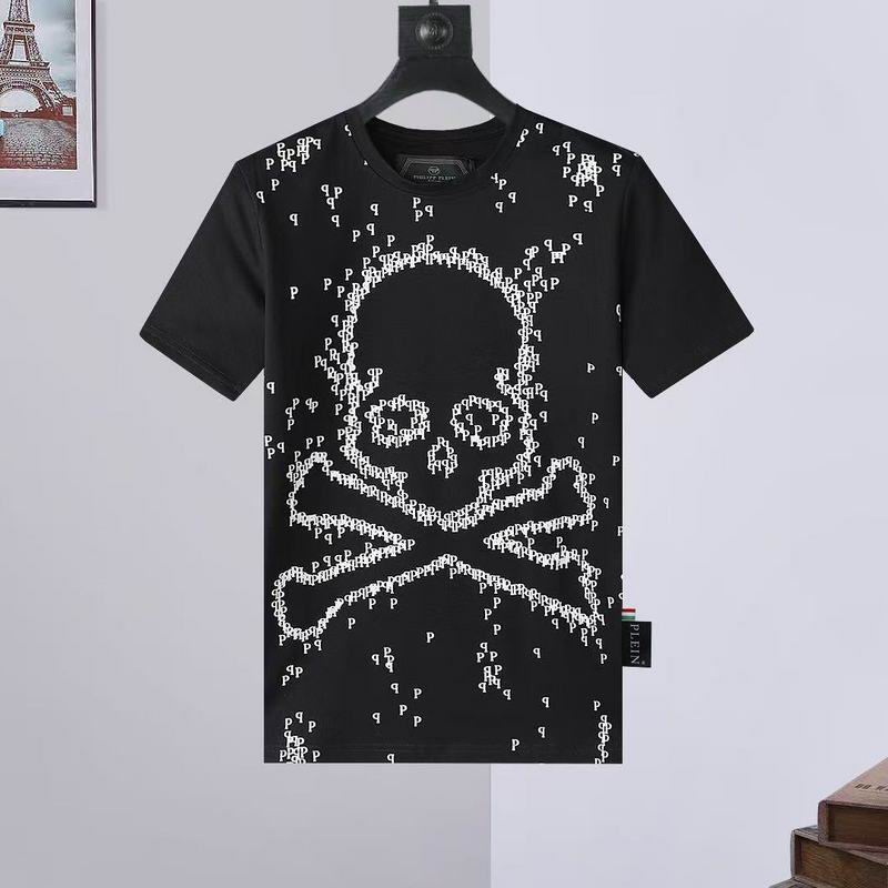 Wholesale High-quality Fashion P.hilipp Plein Short Sleeve Crewneck Designer T-Shirts for sale