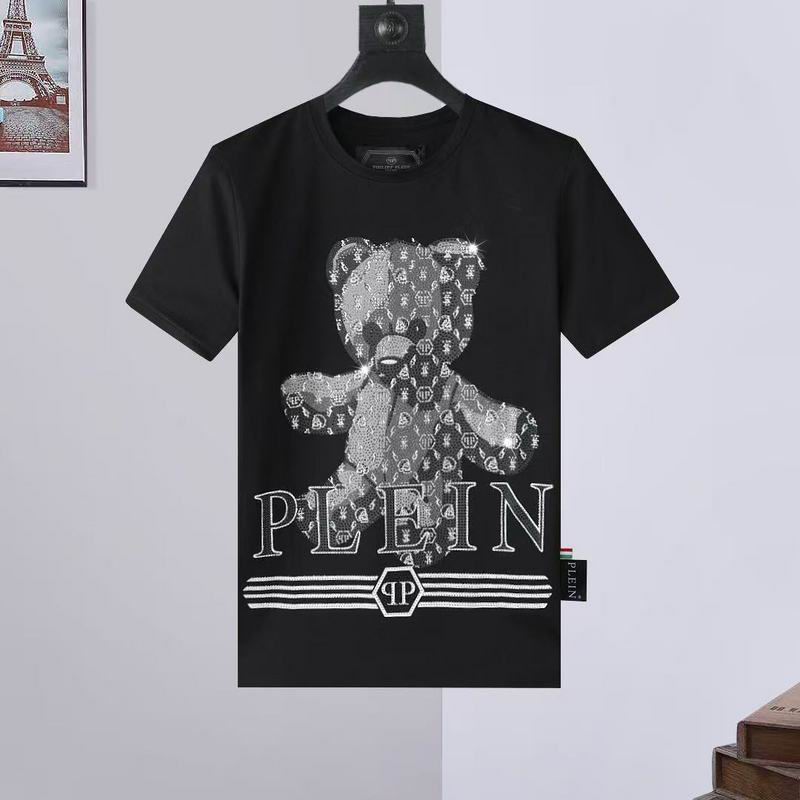 Wholesale High-quality Fashion P.hilipp Plein Short Sleeve Crewneck Designer T-Shirts for sale