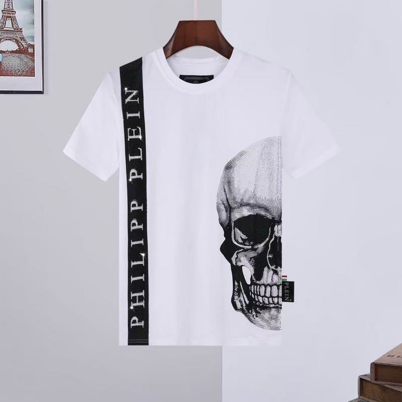Wholesale High-quality Fashion P.hilipp Plein Short Sleeve Crewneck Designer T-Shirts for sale