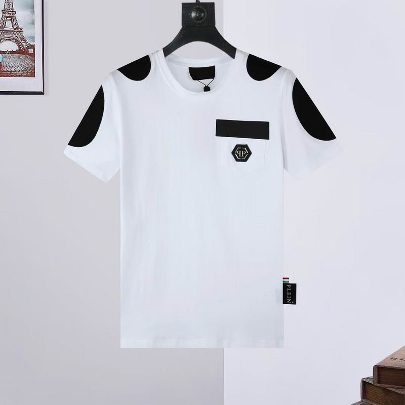 Wholesale High-quality Fashion P.hilipp Plein Short Sleeve Crewneck Designer T-Shirts for sale