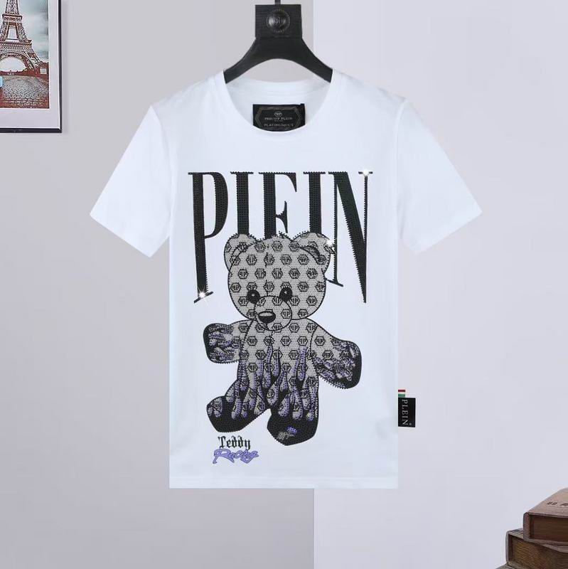 Wholesale High-quality Fashion P.hilipp Plein Short Sleeve Crewneck Designer T-Shirts for sale