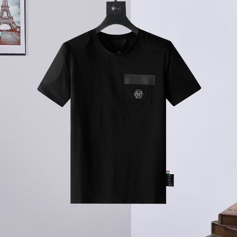 Wholesale High-quality Fashion P.hilipp Plein Short Sleeve Crewneck Designer T-Shirts for sale