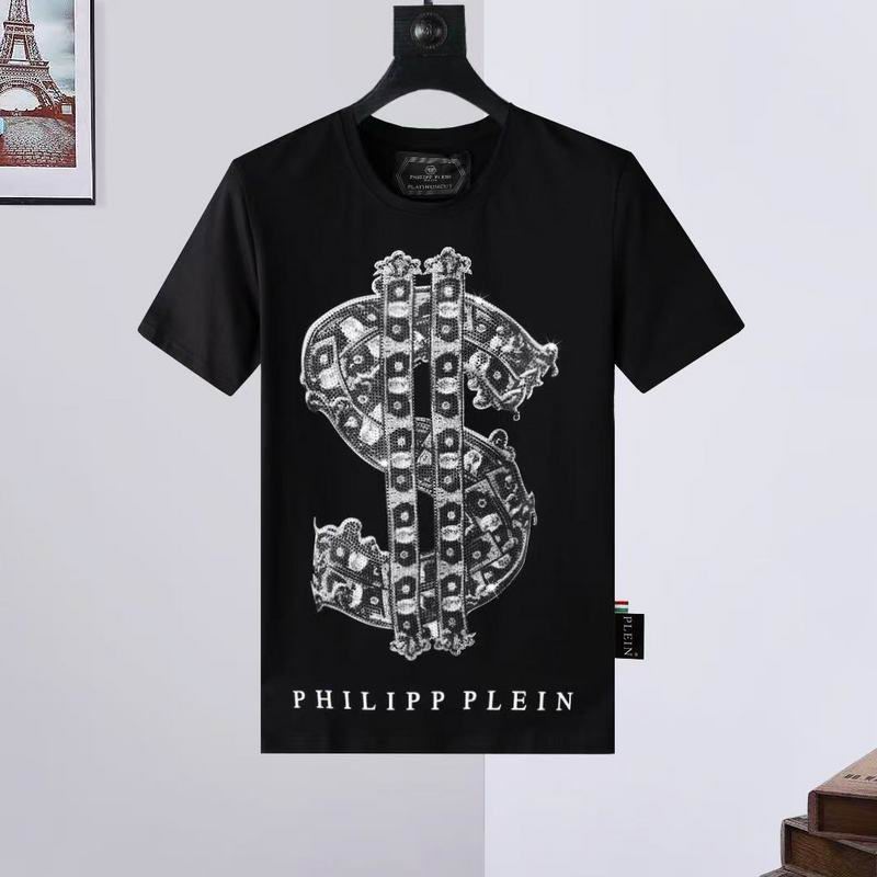 Wholesale High-quality Fashion P.hilipp Plein Short Sleeve Crewneck Designer T-Shirts for sale