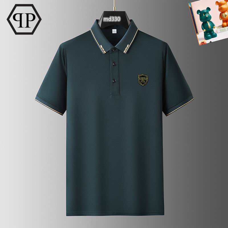 Wholesale High-quality P.hilipp Plein Short Sleeve Lapel Designer T-Shirts for sale
