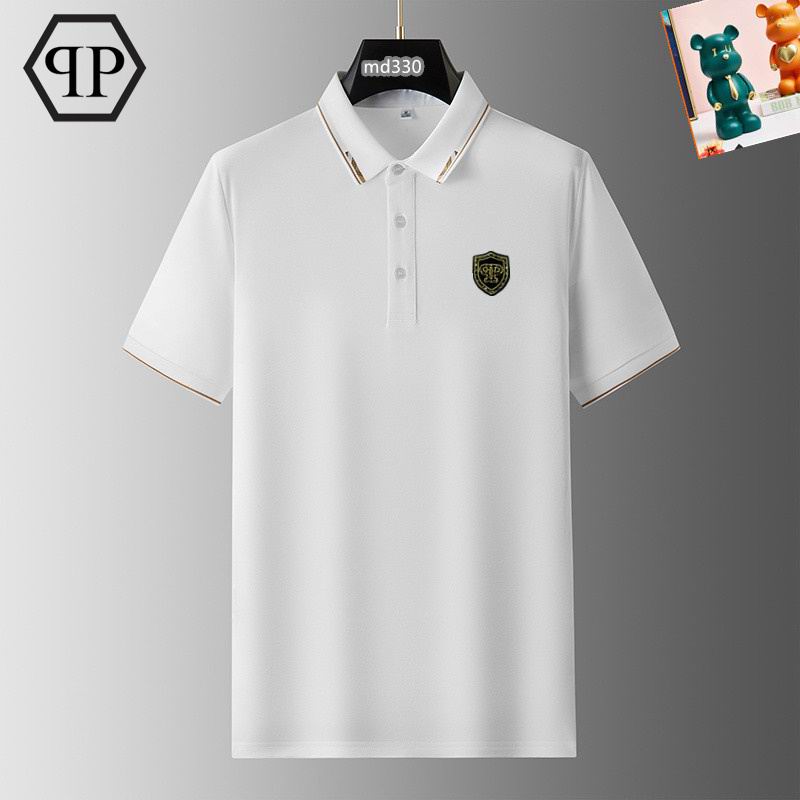 Wholesale High-quality P.hilipp Plein Short Sleeve Lapel Designer T-Shirts for sale