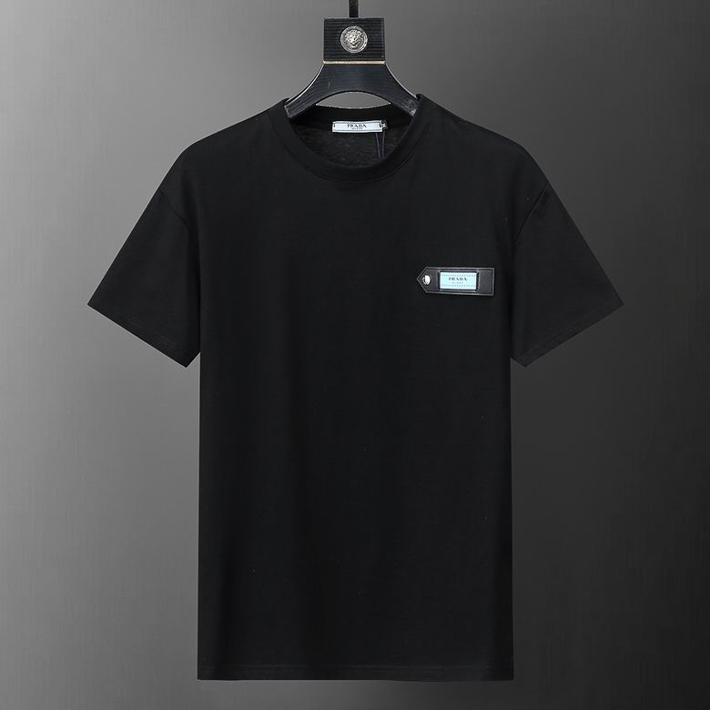 Wholesale Cheap P rada Short Sleeve Replica T Shirts for Sale