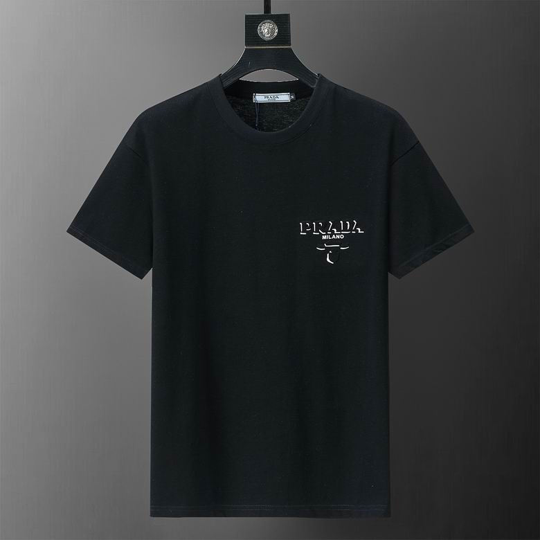 Wholesale Cheap P rada Short Sleeve Replica T Shirts for Sale