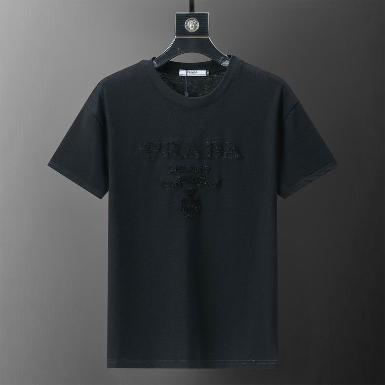 Wholesale Cheap P rada Short Sleeve Replica T Shirts for Sale