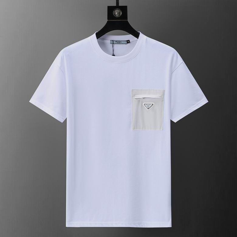 Wholesale Cheap P rada Short Sleeve Replica T Shirts for Sale