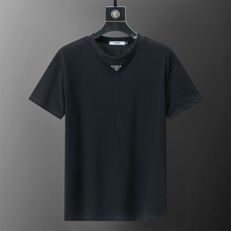 Wholesale Cheap P rada Short Sleeve Replica T Shirts for Sale