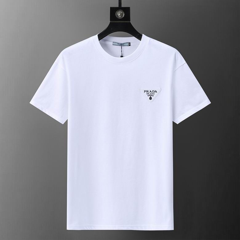Wholesale Cheap P rada Short Sleeve Replica T Shirts for Sale
