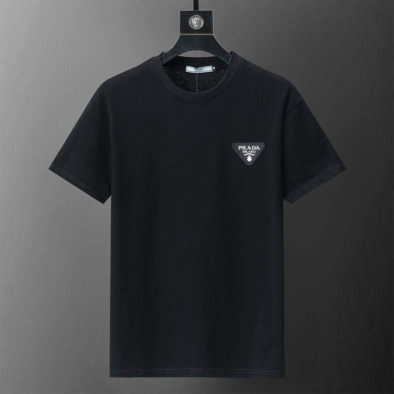 Wholesale Cheap P rada Short Sleeve Replica T Shirts for Sale