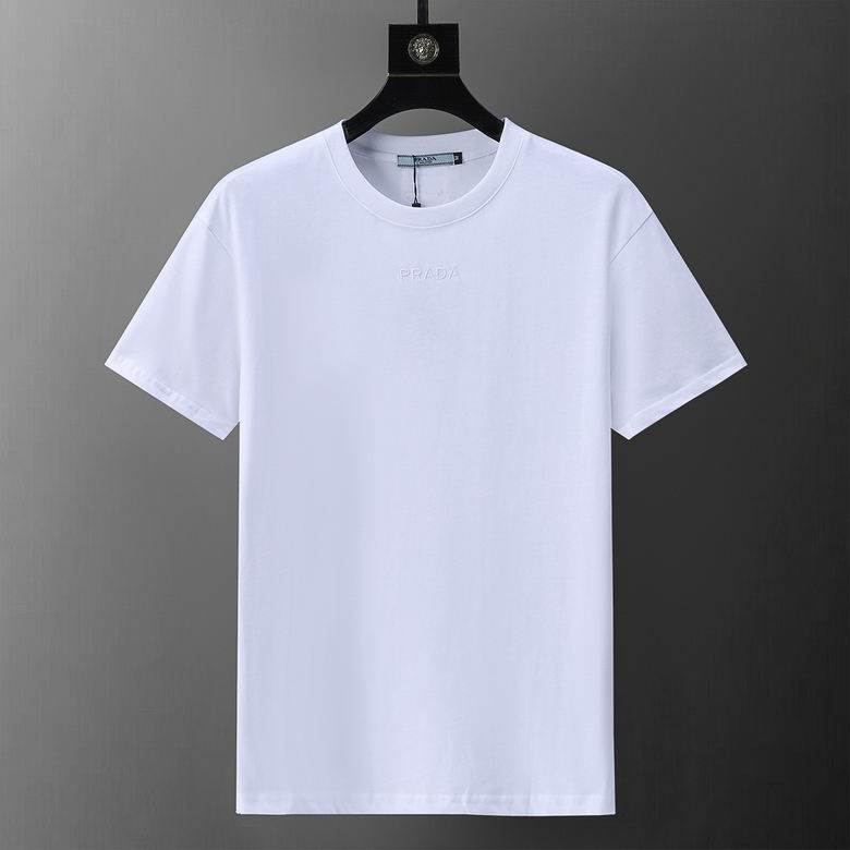 Wholesale Cheap P rada Short Sleeve Replica T Shirts for Sale