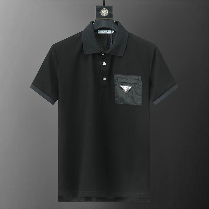 Wholesale Cheap P rada Short Sleeve Replica T Shirts for Sale