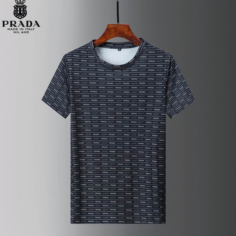 Wholesale Cheap P rada Short Sleeve Replica T Shirts for Sale