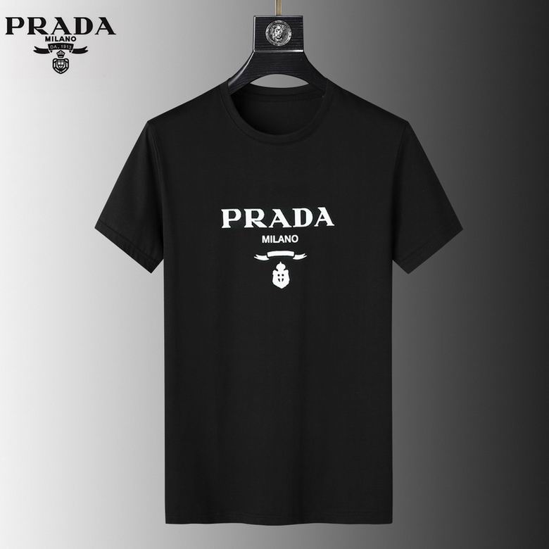 Wholesale Cheap P rada Short Sleeve Replica T Shirts for Sale