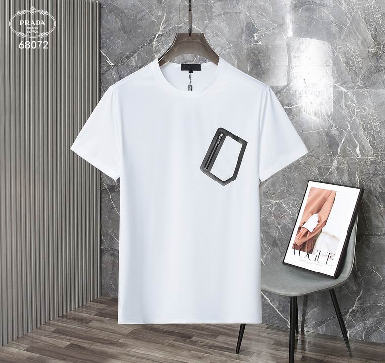 Wholesale Cheap P rada Short Sleeve Replica T Shirts for Sale
