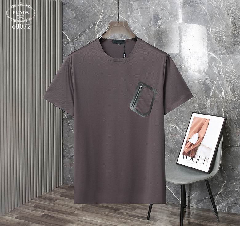 Wholesale Cheap P rada Short Sleeve Replica T Shirts for Sale
