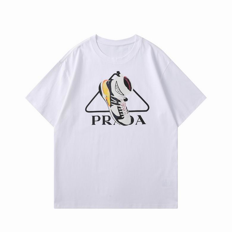 Wholesale Cheap P rada Short Sleeve Replica T Shirts for Sale