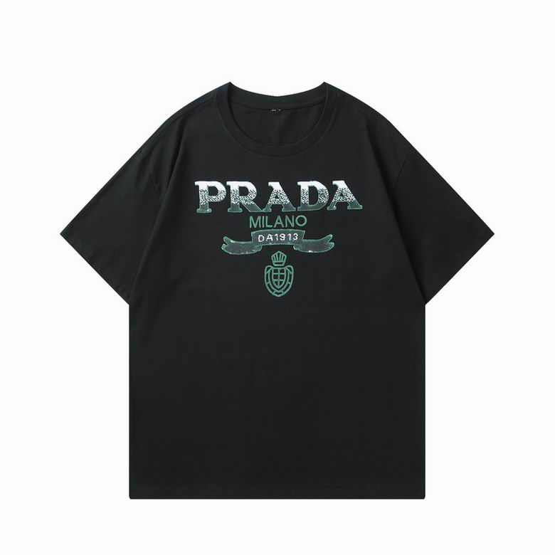 Wholesale Cheap P rada Short Sleeve Replica T Shirts for Sale
