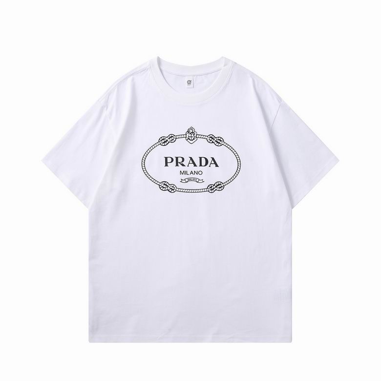 Wholesale Cheap P rada Short Sleeve Replica T Shirts for Sale