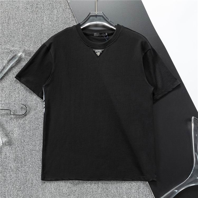 Wholesale Cheap P rada Short Sleeve Replica T Shirts for Sale