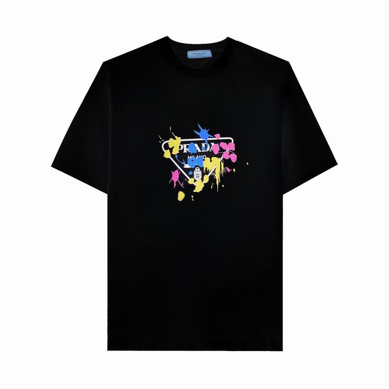 Wholesale Cheap P rada Short Sleeve Replica T Shirts for Sale