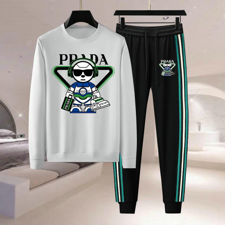 Wholesale Cheap P rada Long Sleeve Tracksuits for Sale