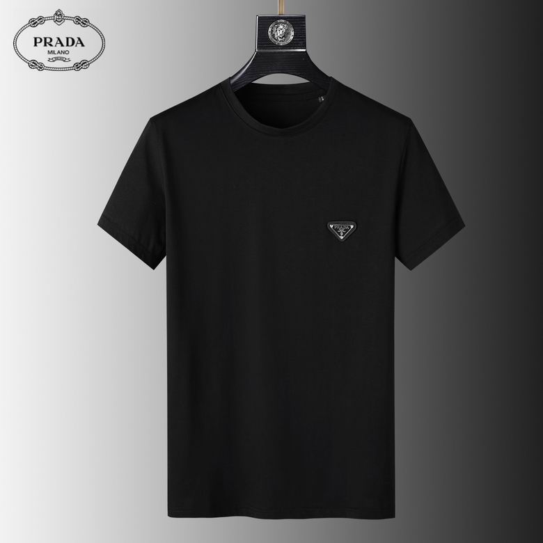 Wholesale Cheap P rada Short Sleeve Replica T Shirts for Sale