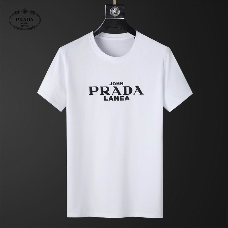 Wholesale Cheap P rada Short Sleeve Replica T Shirts for Sale