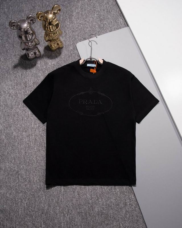 Wholesale Cheap High quality women's P.rada Short Sleeve Replica Designer T Shirts for Sale
