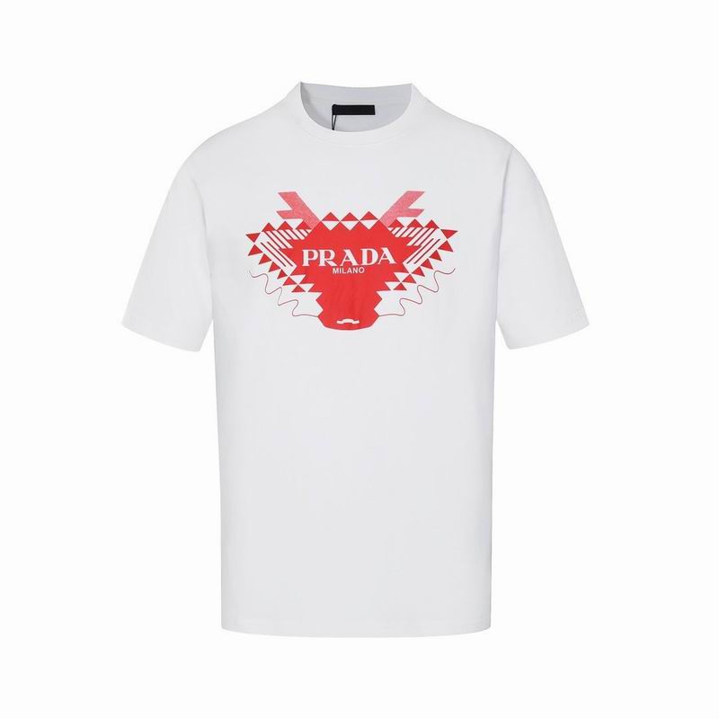 Wholesale Cheap P rada Short Sleeve Replica T Shirts for Sale